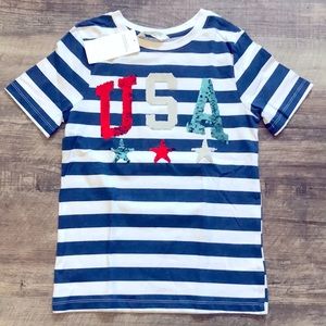 H&M USA Flip-sequin T-shirt, Size 8-10Y, NWT